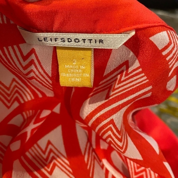 Leifsdottir Sleeveless Wrap Top Size 2 - Picture 4 of 5